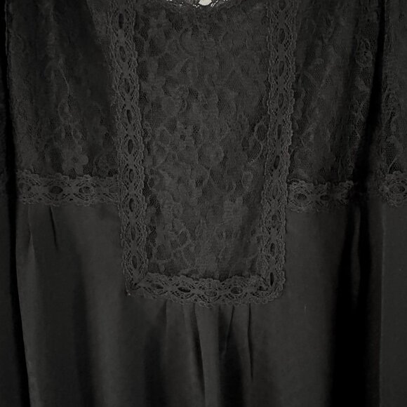 Apostrophe 20W BLACK Lace Cami Tank Top Sleeveless Blouse - Picture 4 of 13